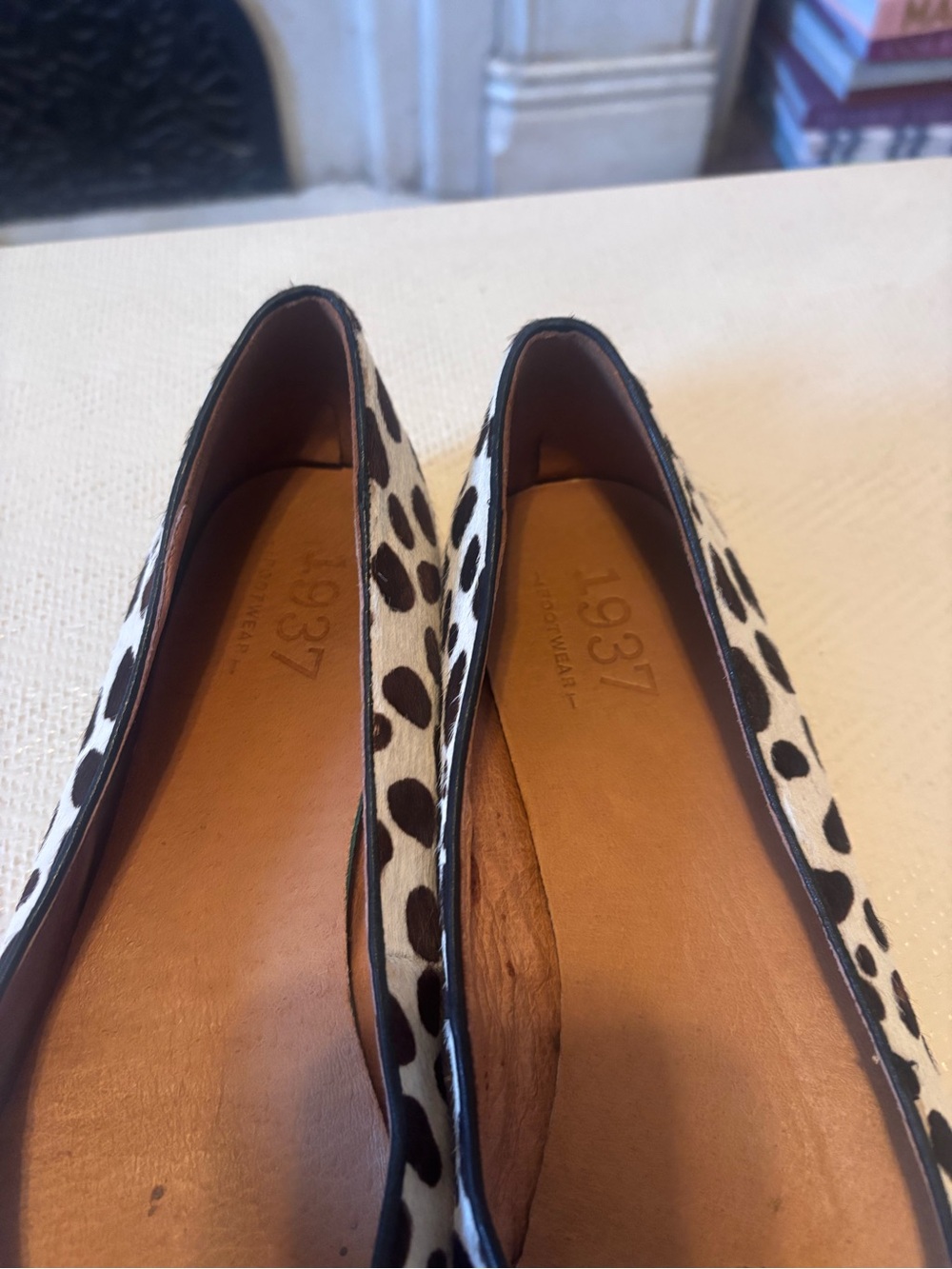 Madewell 937 Spotted Calf Hair Flats - Picture 5 of 7
